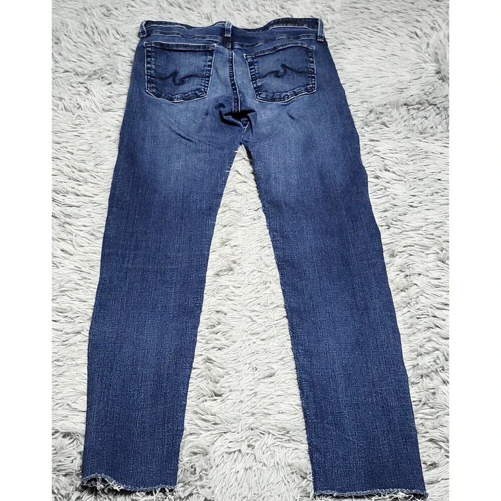 AG Adriano Goldschmied Jeans Womens 27R Cut‎ Off Farrah Skinny High Rise 28x28